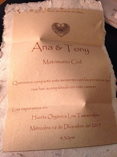 Mis invitaciones :( - 1