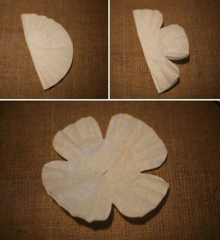 Flores de papel.