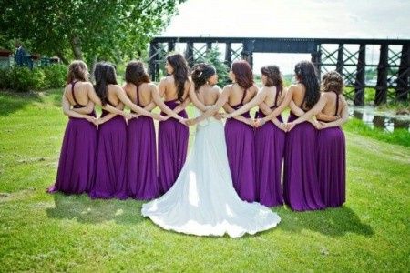 Fotos con las damas y damos.