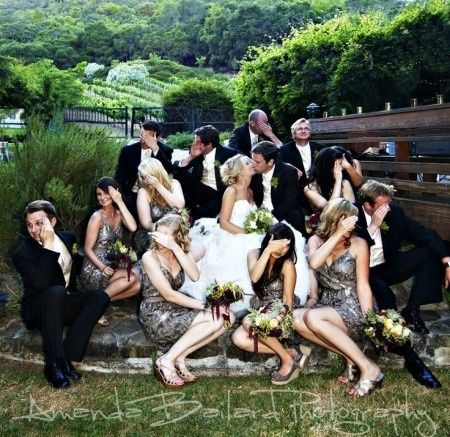 Fotos con las damas y damos.