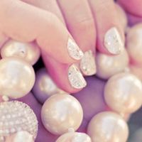 Manicura con glitter