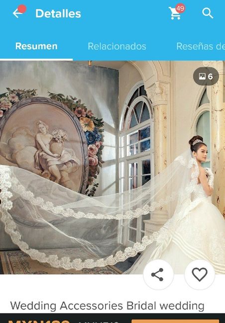 Llegó mi velo de Aliexpress! - 1