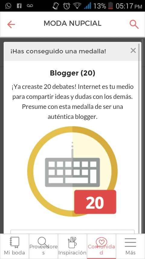 Nueva medalla - 1