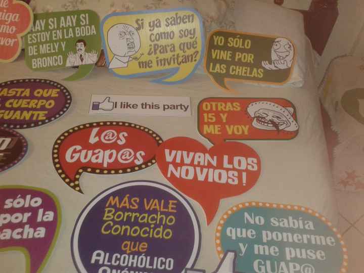 Letreros para fotos