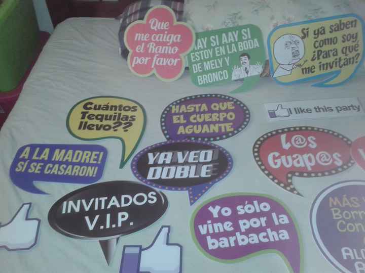Letreros para fotos 2