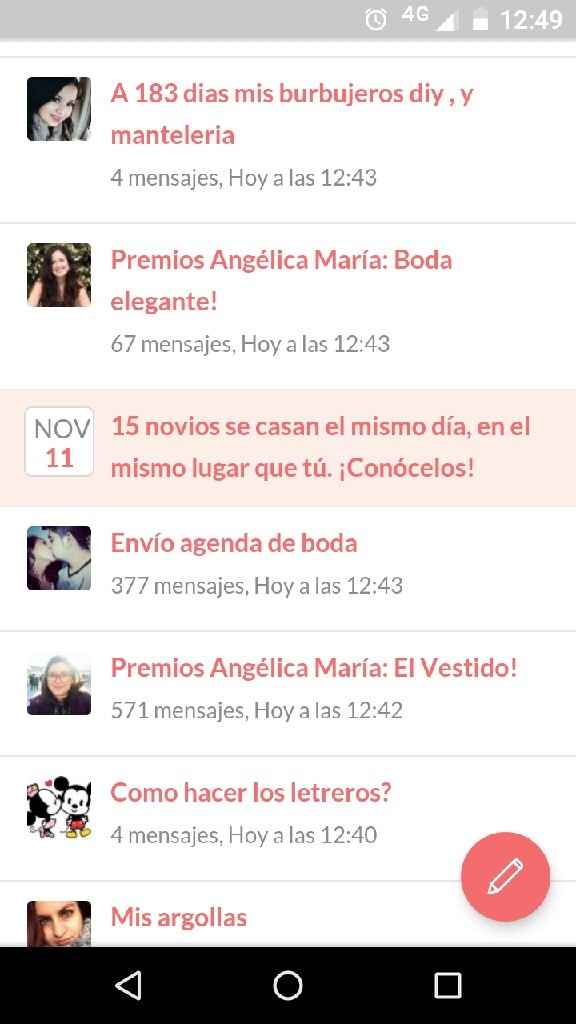 Cuantas parejas se casan el mismo dia b que ustedes? - 1