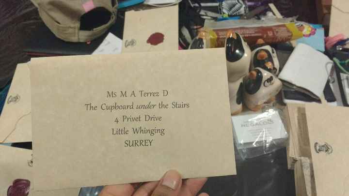 Mi carta de hogwarts por fin llegó - 4