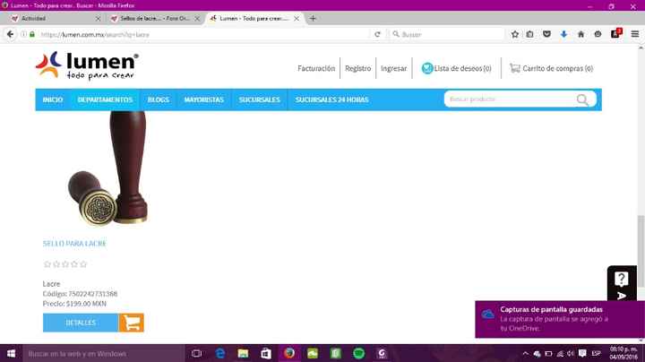Los que encontramos en lumen