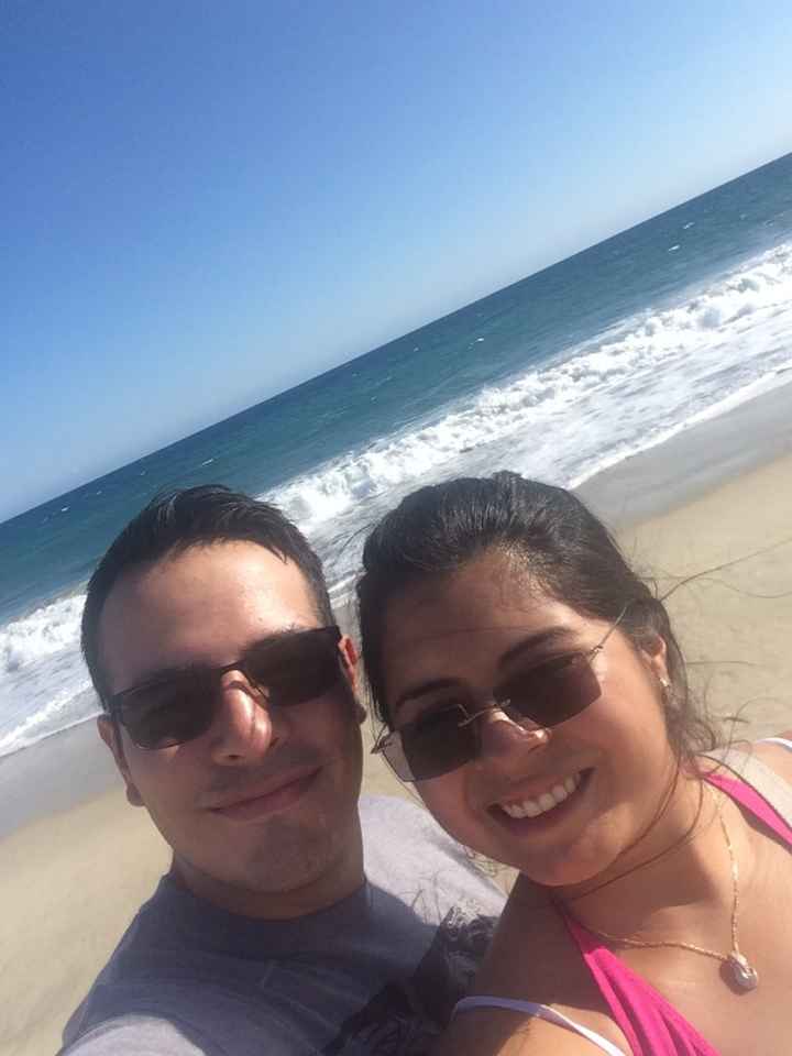 Disfrutando de la playita