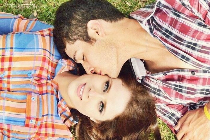Sesion de fotos beso