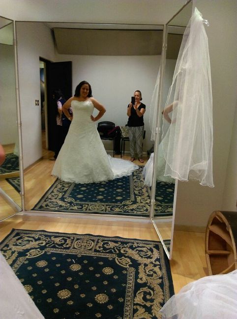 Ya tengo mi vestido de novia . - 2