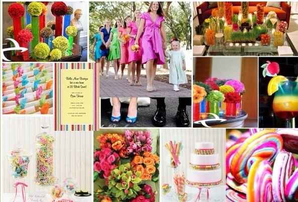 Boda de colores