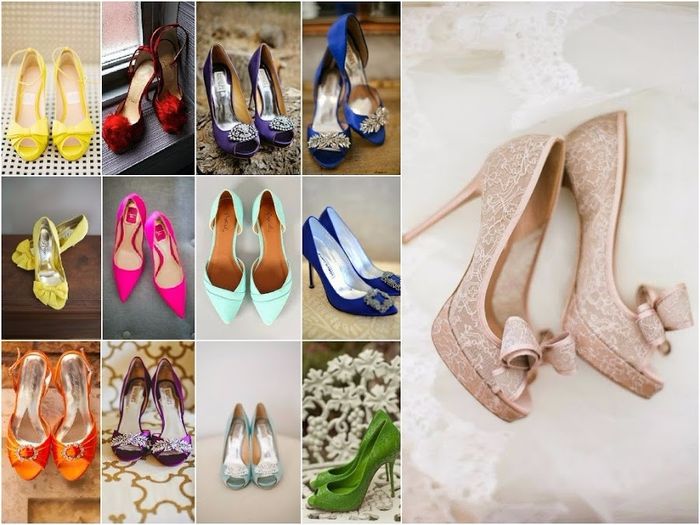 Zapatos de colores