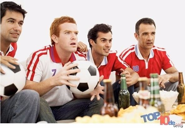 Hombres futbol