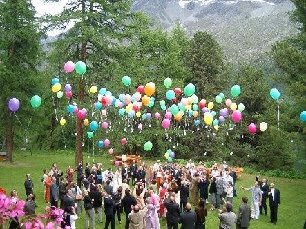 Globos de helio para boda