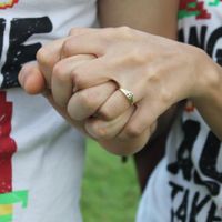 anillo de  compromiso 