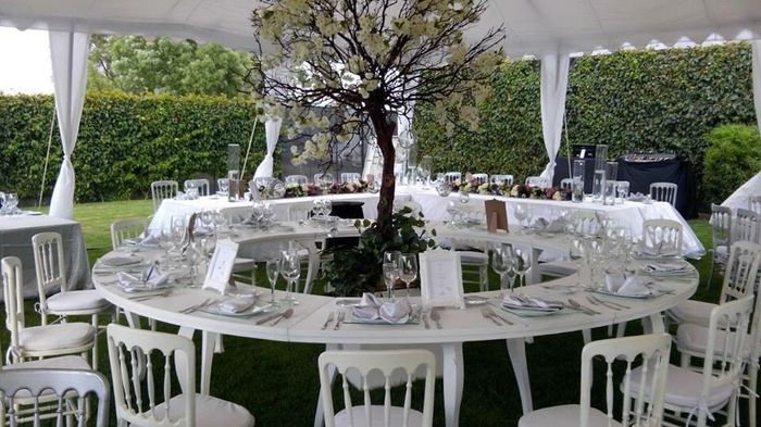 Centros de mesa muuuy altos - 2