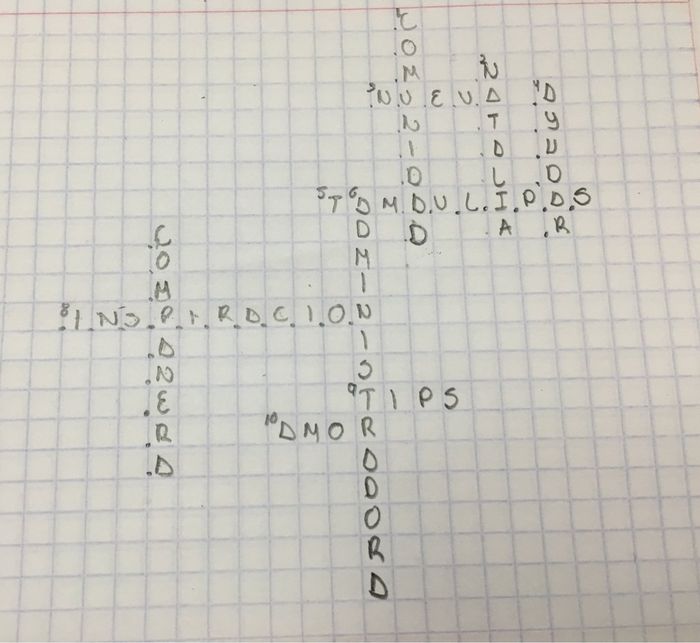 Juega al crucigrama y descubre el misterio! - 1