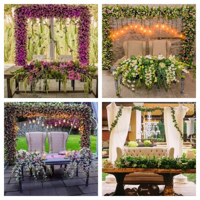 Arreglo para mesa de novios - 1