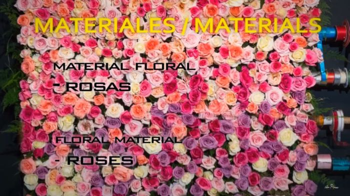  diy pared de flores 🌺 - 2