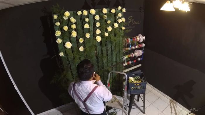  diy pared de flores 🌺 - 5