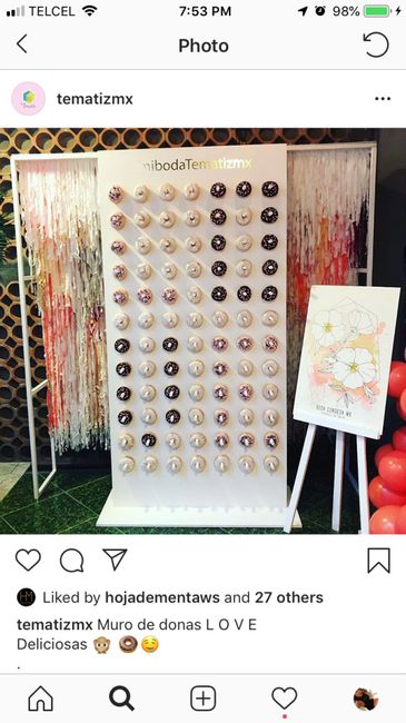 Donuts Bar - Mesa/pared de Donas - 1