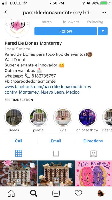 Donuts Bar - Mesa/pared de Donas - 4