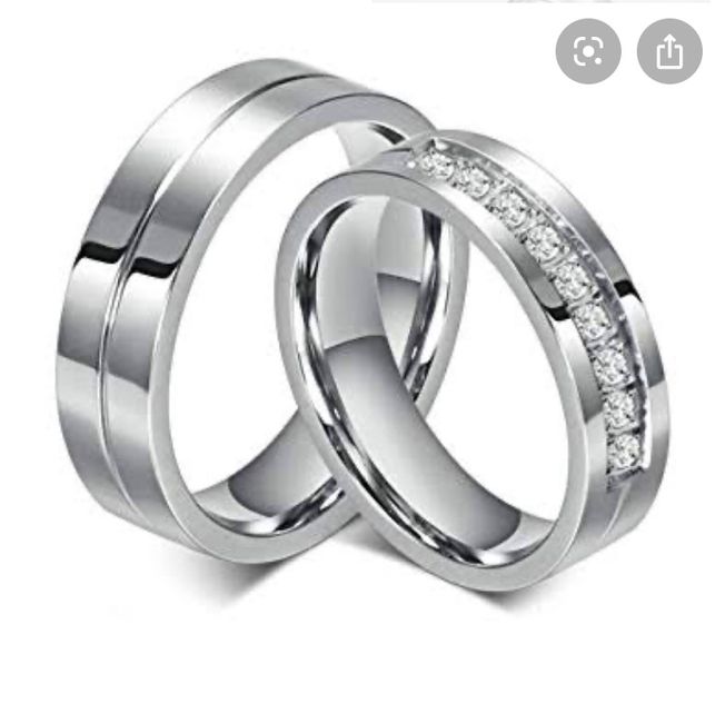 Dónde compraron sus anillos de matrimonio? 2