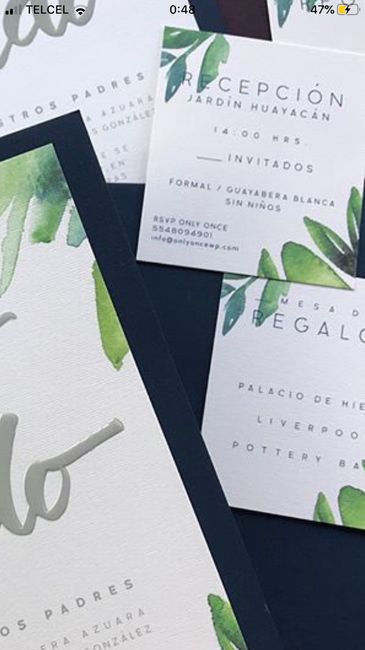 Sugerencia para indicar que colores vistan las invitadas - 1