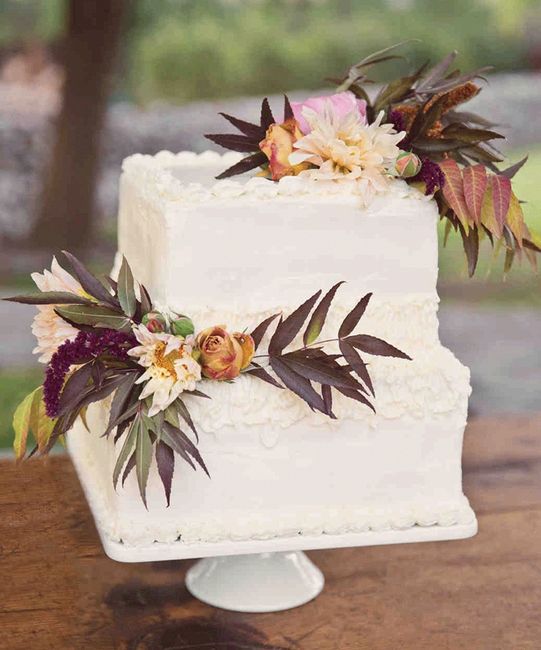 Tendencias pasteles 🎂 de boda cuadrados ⏹ - 1
