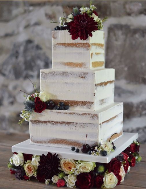 Tendencias pasteles 🎂 de boda cuadrados ⏹ - 2