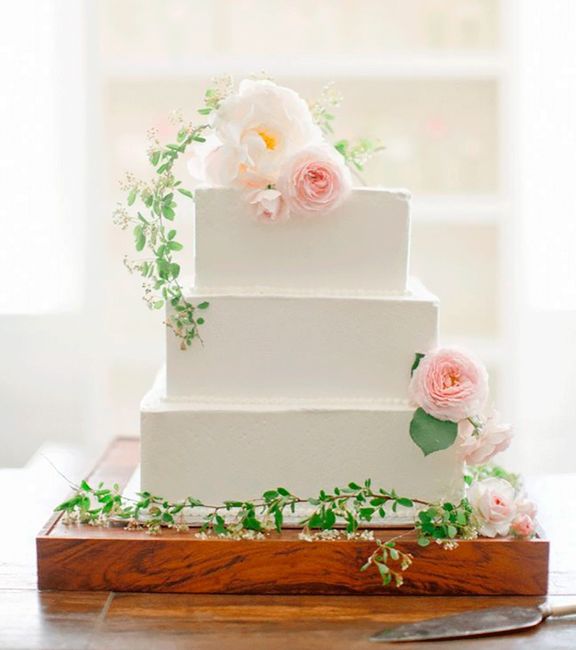 Tendencias pasteles 🎂 de boda cuadrados ⏹ - 3