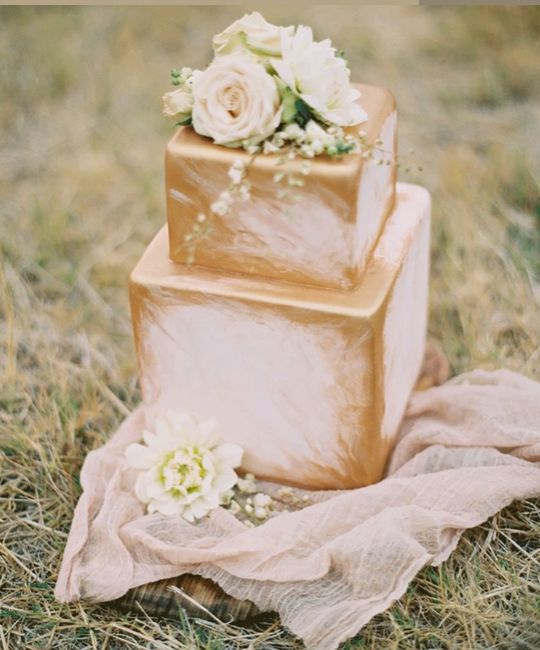 Tendencias pasteles 🎂 de boda cuadrados ⏹ - 5