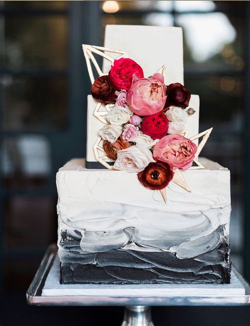 Tendencias pasteles 🎂 de boda cuadrados ⏹ - 6