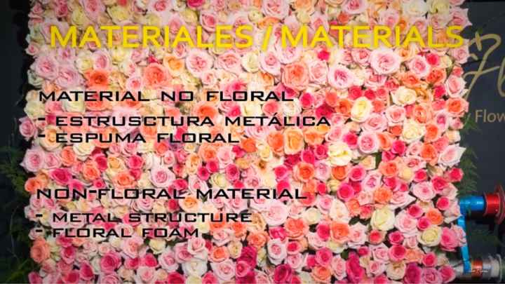  diy pared de flores 🌺 - 1