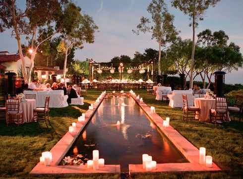 boda estilo cocktail al aire libre