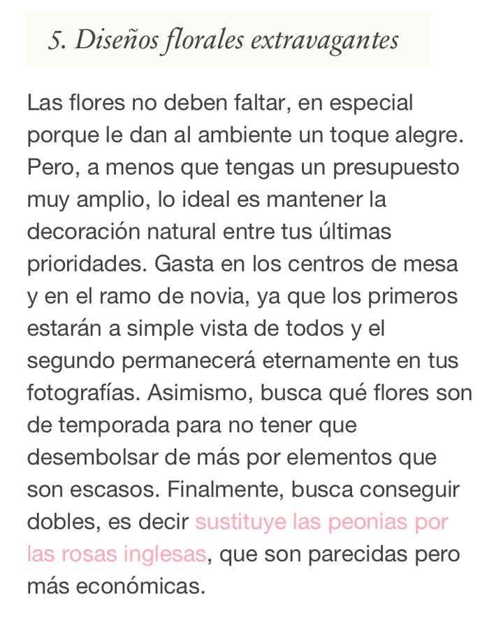 Cosas incesesarias en la boda - 9