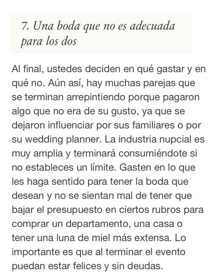 Cosas incesesarias en la boda - 13