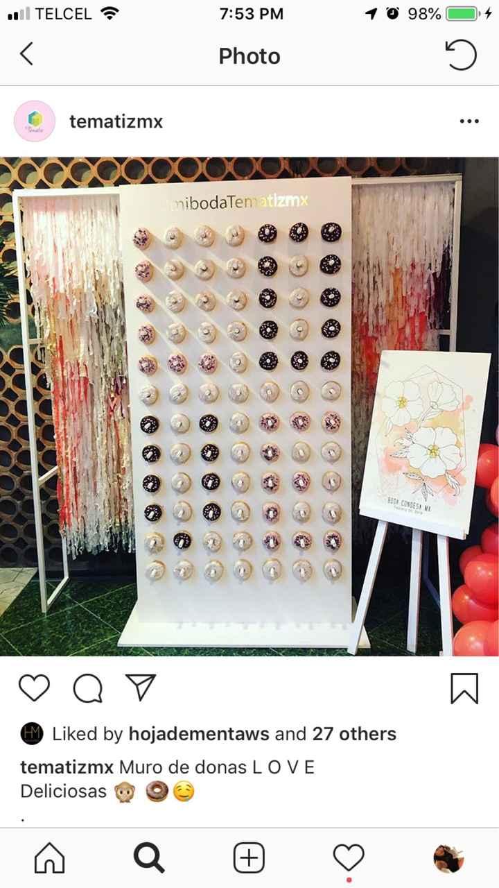 Donuts Bar - Mesa/pared de Donas - 1