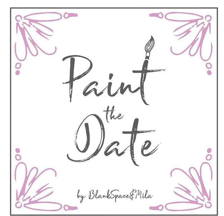 🎨Pistas pintadas a mano 🎨 Paint the date Co. - 1