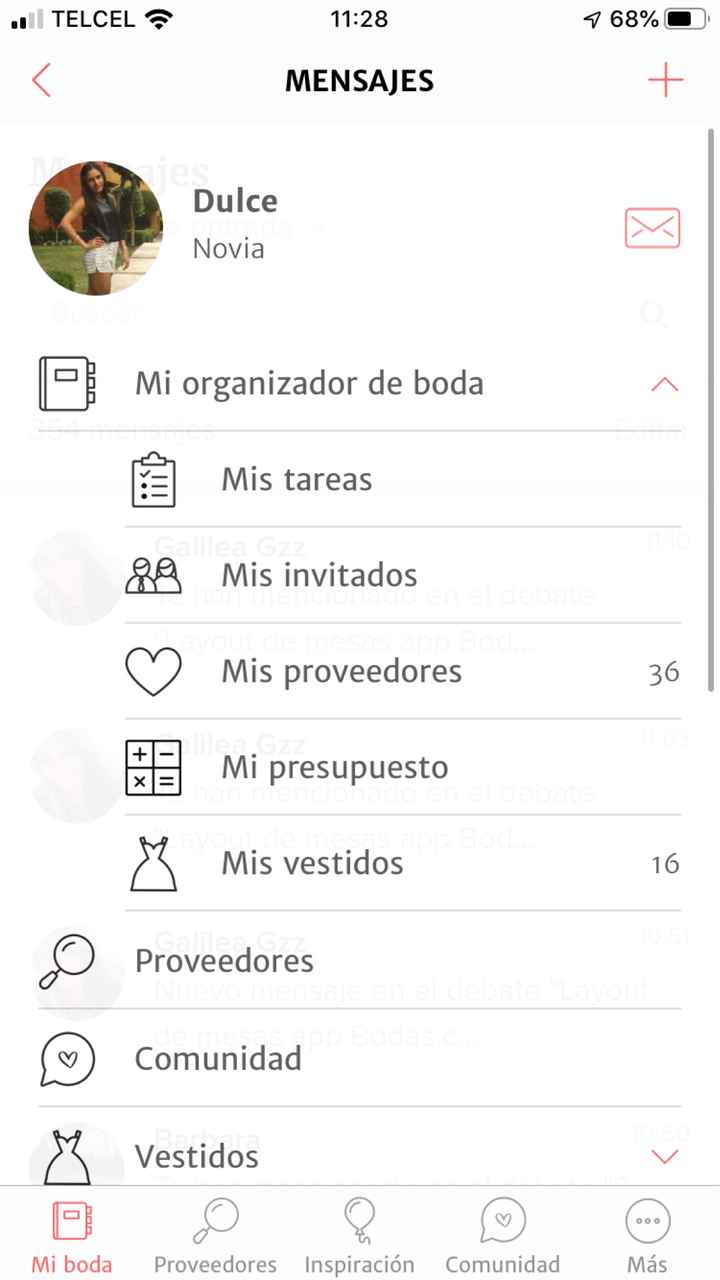 Layout de mesas app Bodas.com.mx - 1