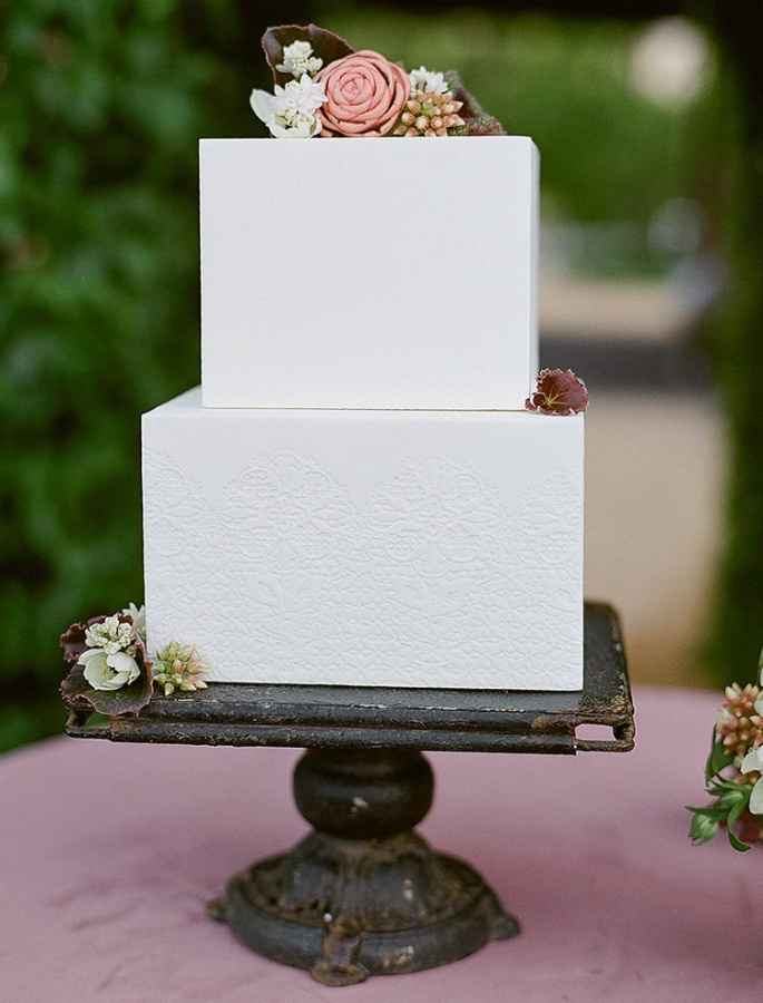 Tendencias pasteles 🎂 de boda cuadrados ⏹ 4