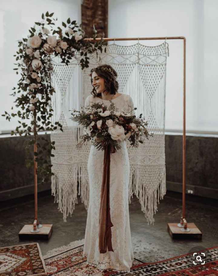Wedding trend Macramé: Altar y ramo 💐 - 2
