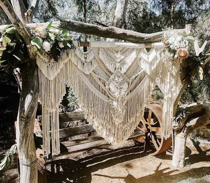 Wedding trend Macramé: Altar y ramo 💐 - 3