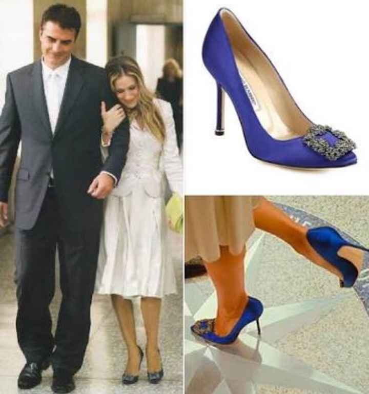 La zapatilla perfecta "the blue manolo's) - 1