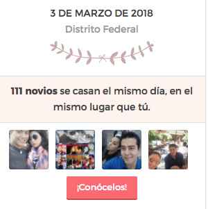 Novias del 3 de abril 2018