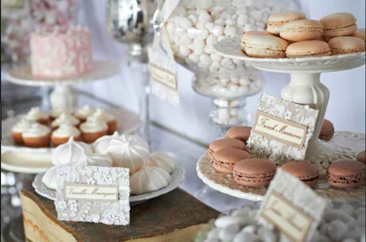 Macarons candy bar
