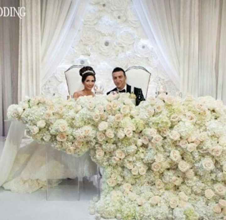 Pedir un supure arreglo que al final TAPE a los novios