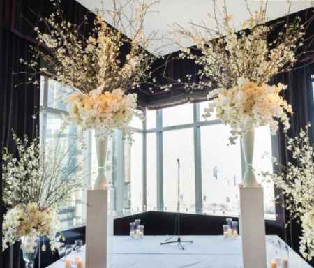 Decoracion para ceremonia simbolica
