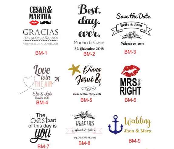 Logos para bolsas de manta